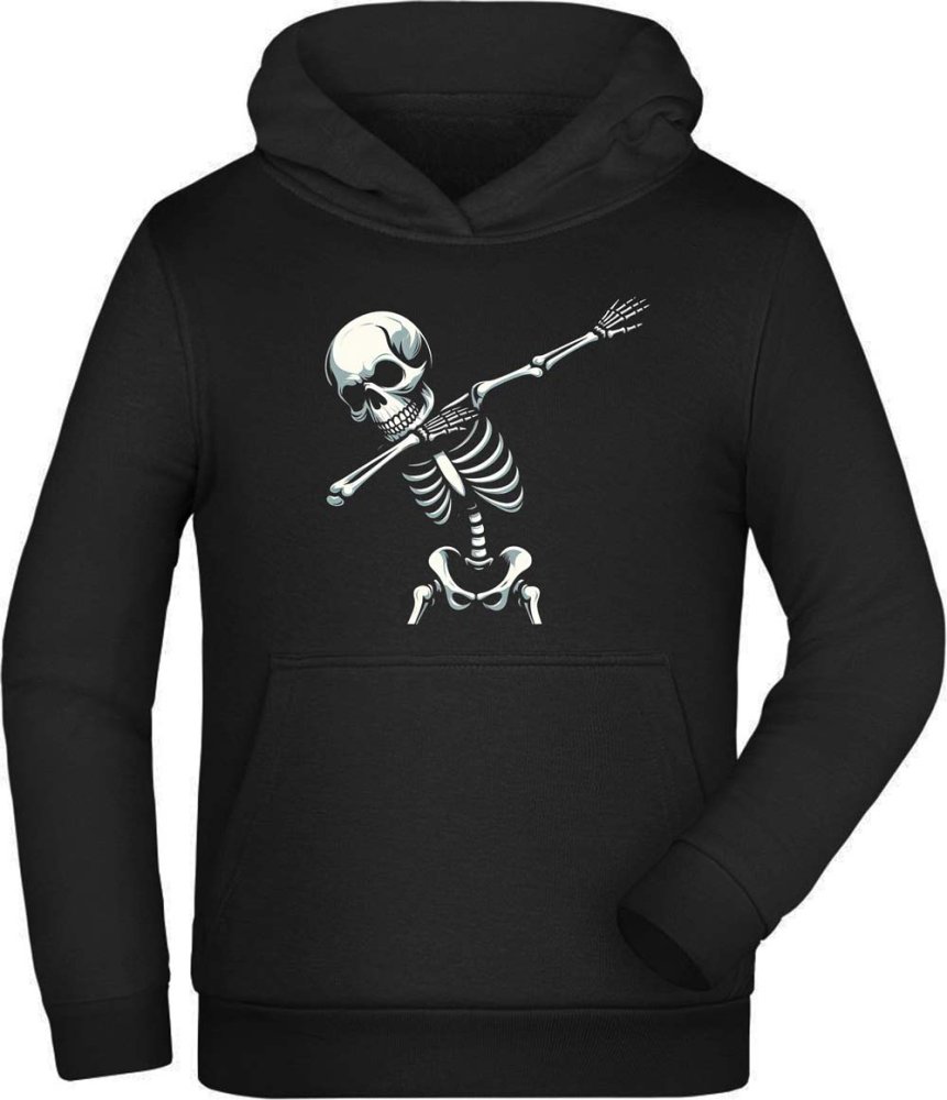 Halloween Hoodie mit Dab tanzendes Skelett i618